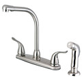 Yosemite FB2758YLSP Single Handle 8-Inch Centerset Kitchen Faucet with Sprayer FB2758YLSP